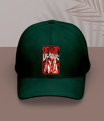 Green Spooky Halloween Cap