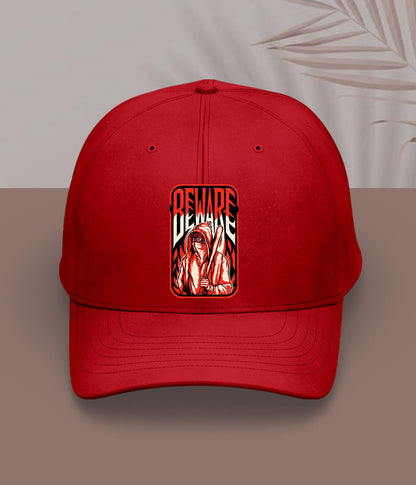 Red Spooky Halloween Cap