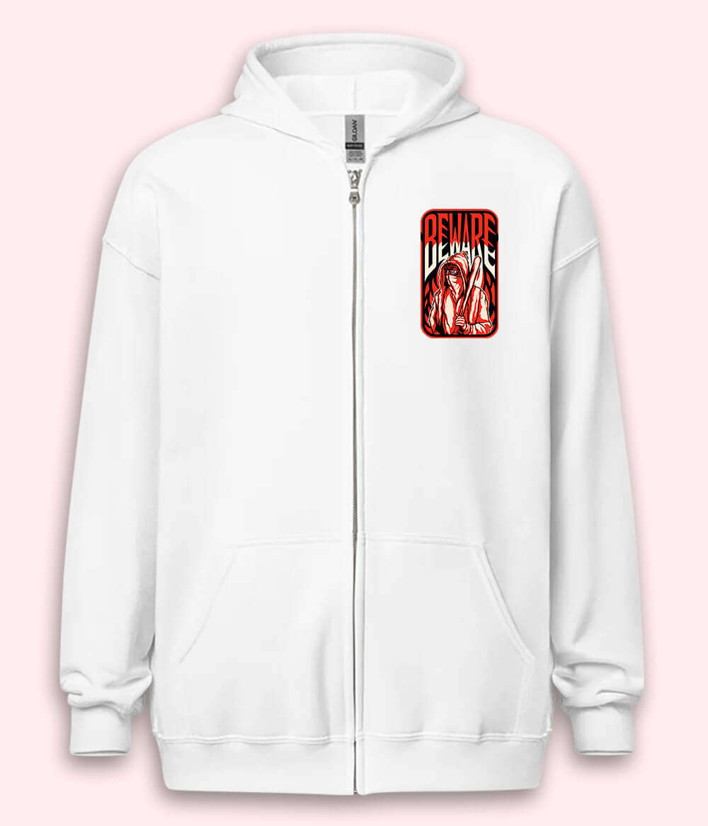 Spooky Halloween Zipper Hoodie (Unisex)