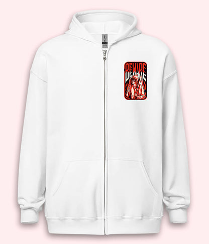 Spooky Halloween Zipper Hoodie (Unisex)