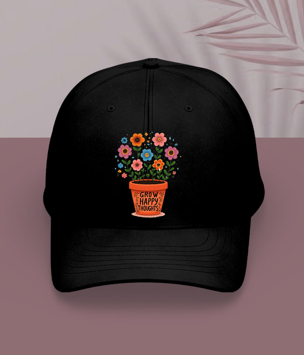 Black Stay Positive Cap