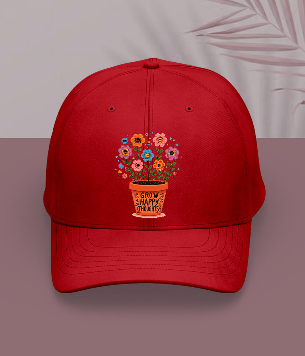 Red Stay Positive Cap