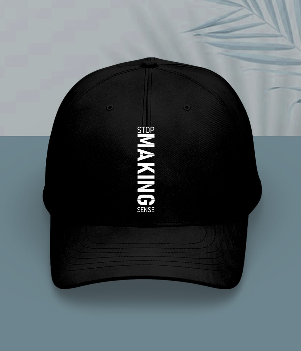 Black Stop Making Sense Cap