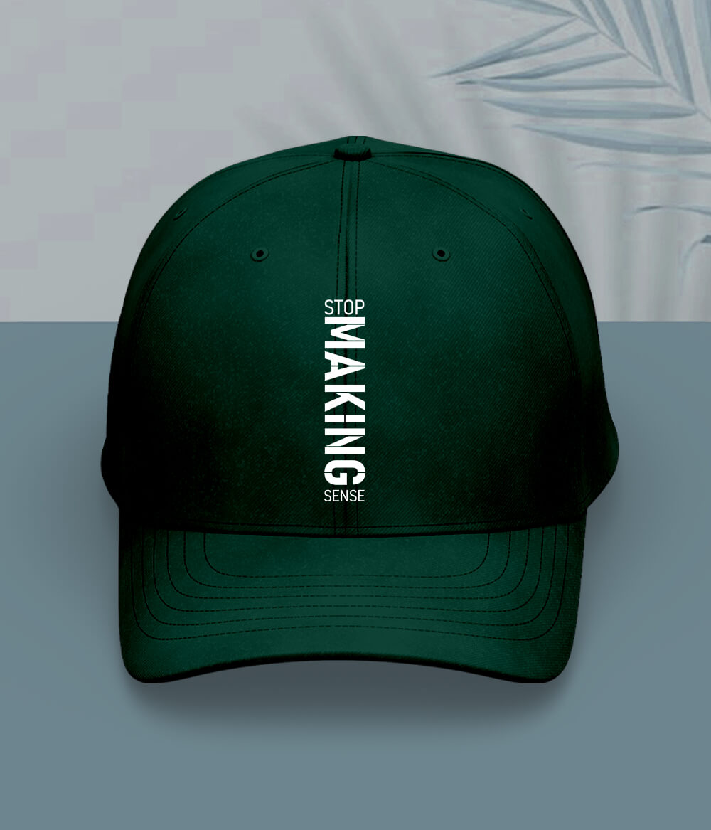Green Stop Making Sense Cap