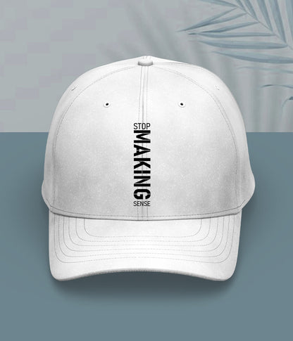 White Stop Making Sense Cap