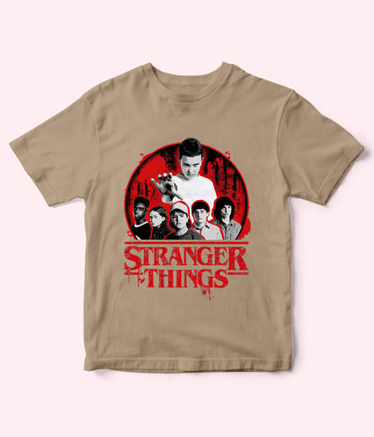 Beige Stranger Things T-Shirt