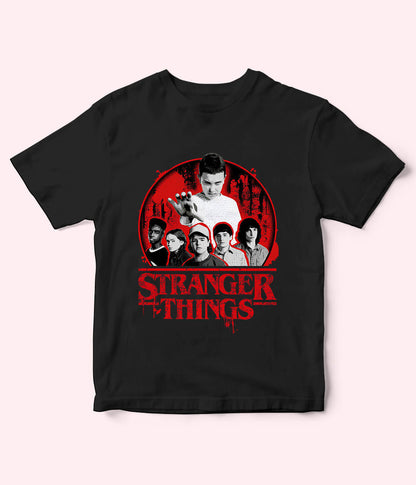 Black Stranger Things T-Shirt
