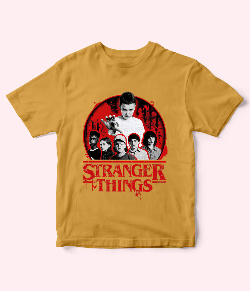 Mustard Stranger Things T-Shirt