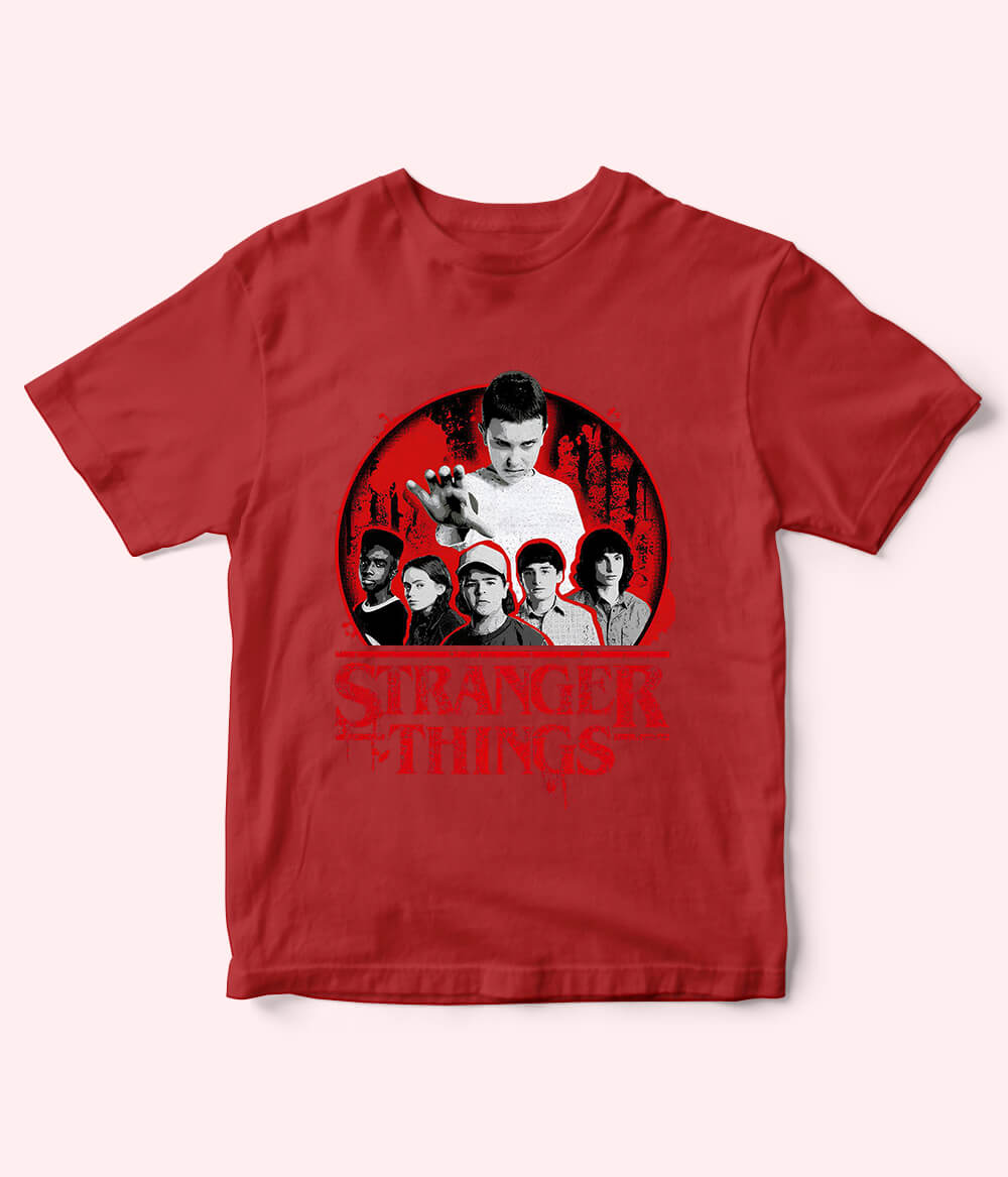 Red Stranger Things T-Shirt