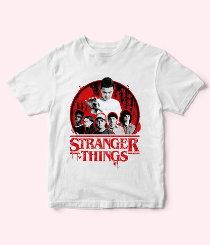 White Stranger Things T-Shirt