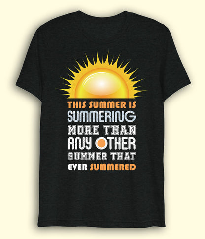 Black Summer Drifit T-Shirt (Unisex)