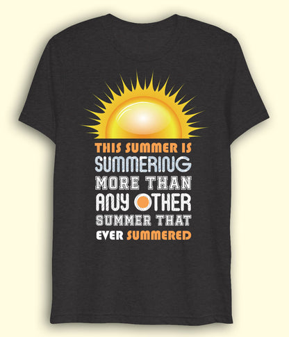 Charcoal Grey Summer Drifit T-Shirt (Unisex)