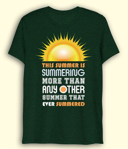 Green Summer Drifit T-Shirt (Unisex)