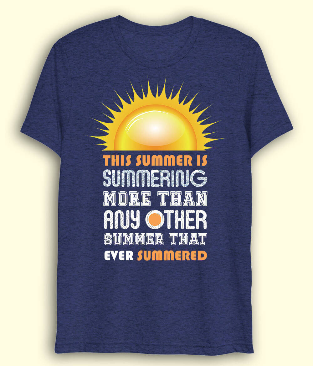 Navy Summer Drifit T-Shirt (Unisex)