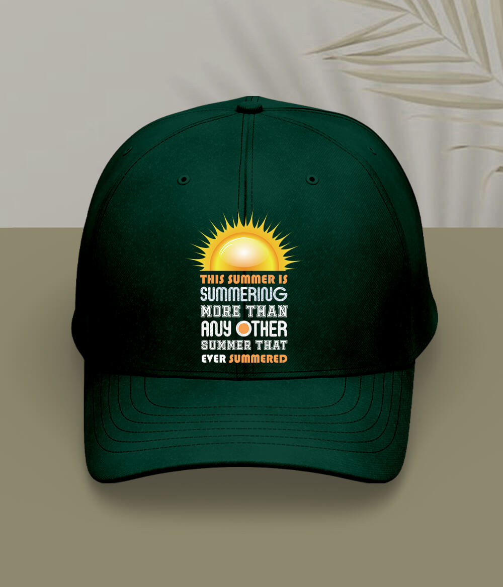 Green Summer Fun Cap