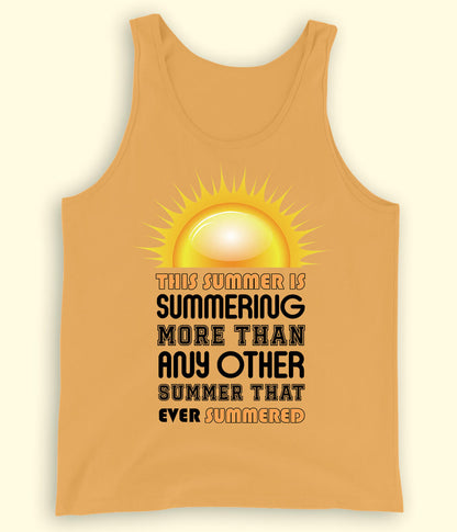 Mustard Summer Fun Tanktop (Unisex)