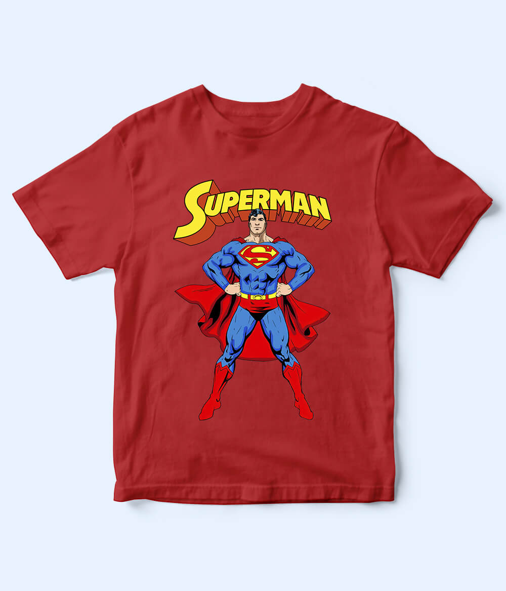 Superman Red T-Shirt for Kids
