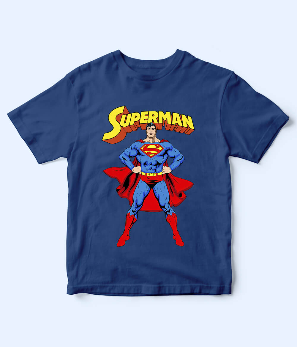 Superman Royal Blue T-Shirt for Kids