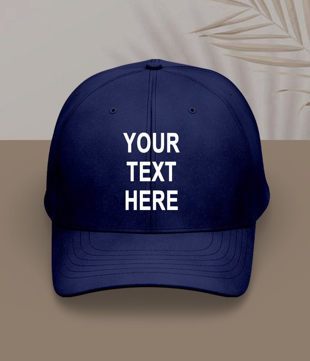 Text Only Cap (Customizable)