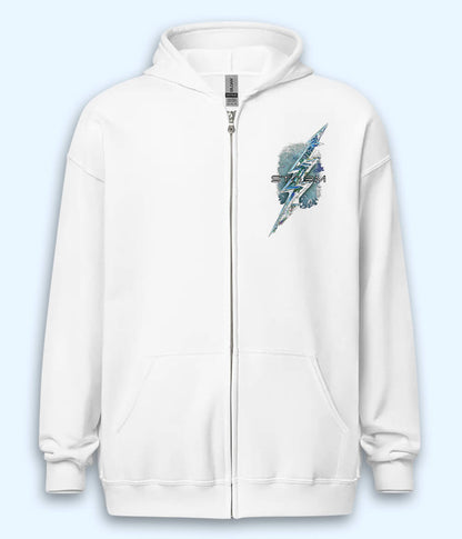 The Lightning Storm Zipper Hoodie (Unisex)