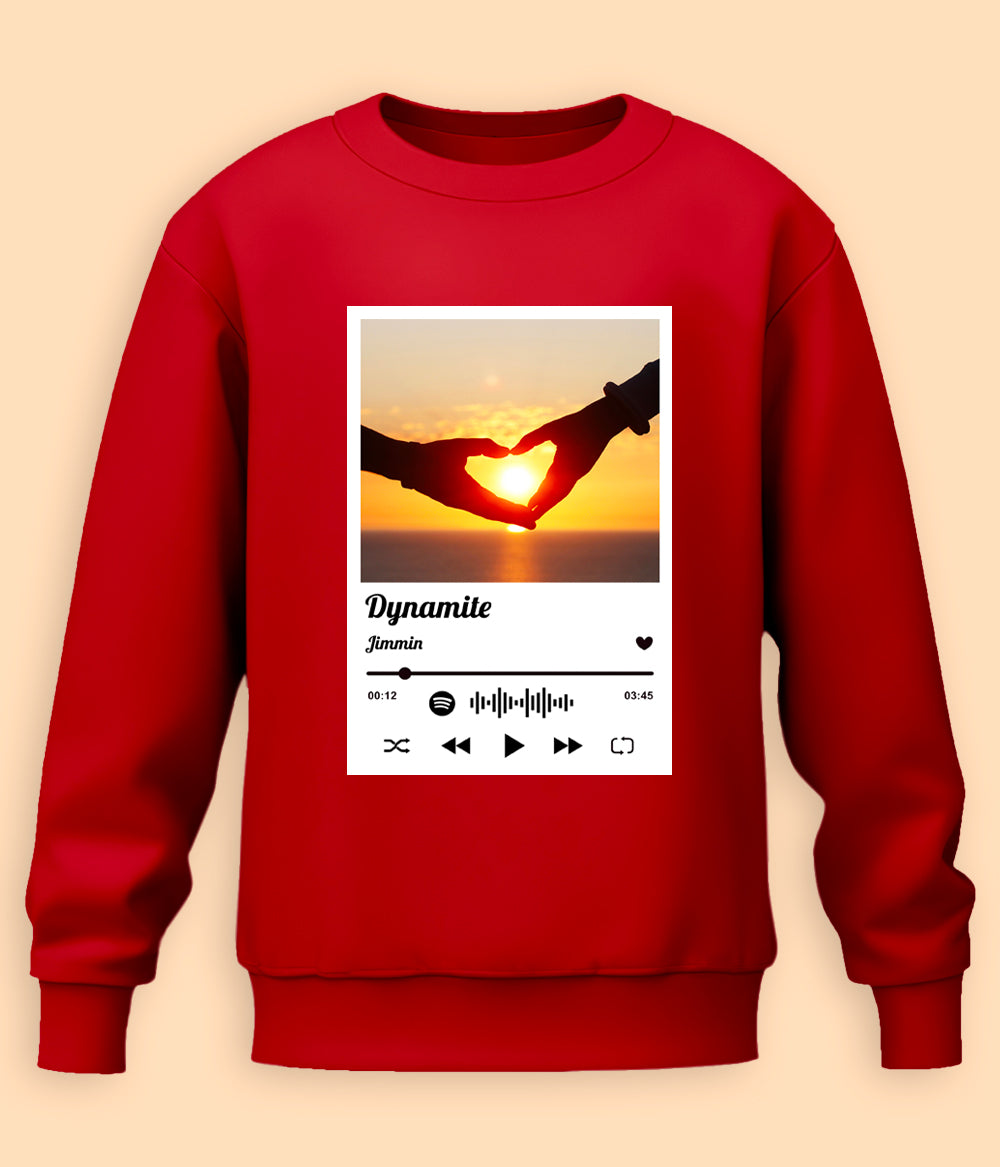 Customizable Spotify Song Code Sweatshirt (Unisex)