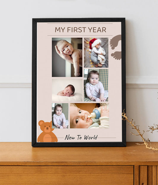 Baby's One Year Journey Frame
