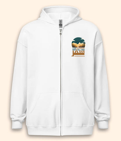 Tourist Zipper Hoodie (Unisex)