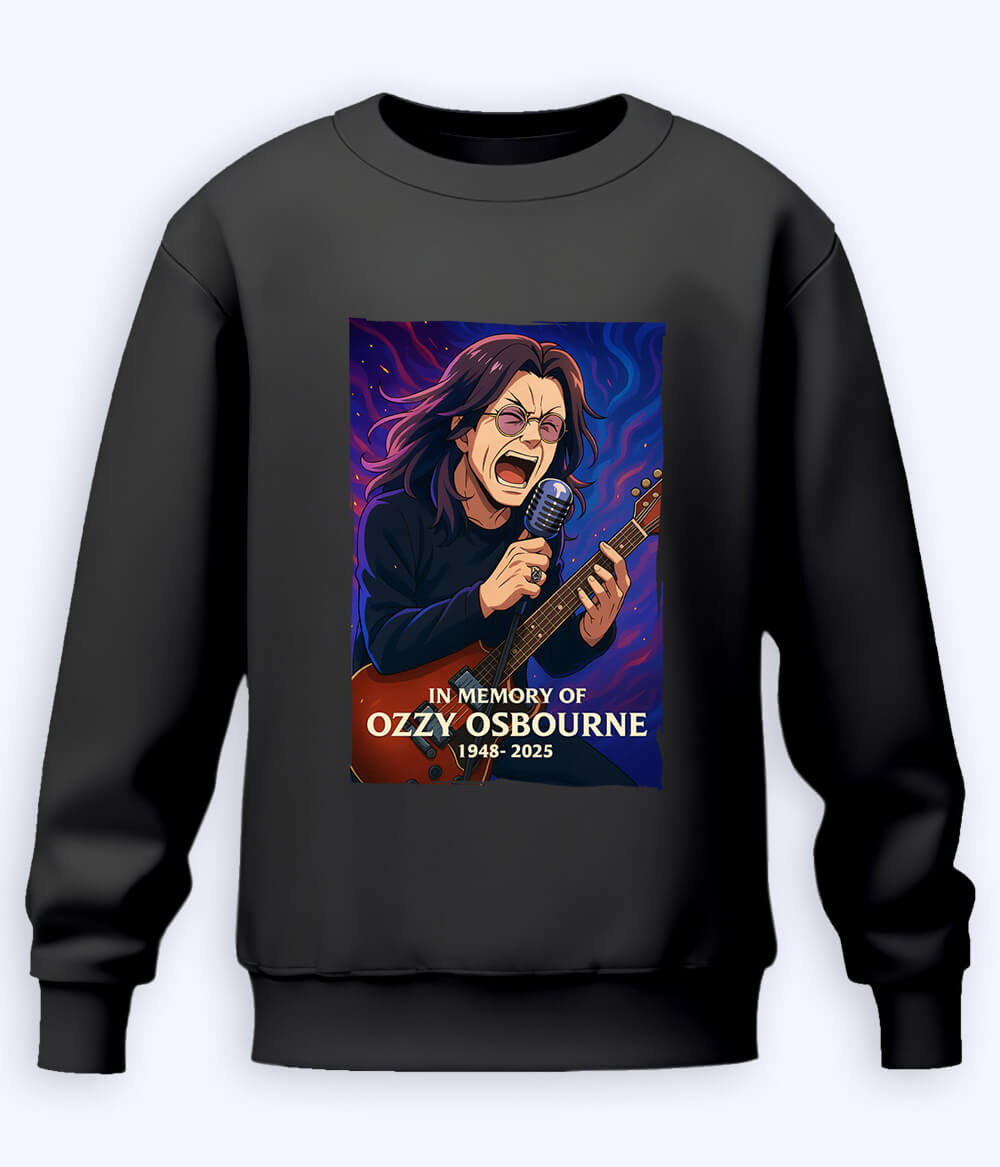 Charcoal Grey Tribute to Ozzy Osbourne Sweatshirt (Unisex)