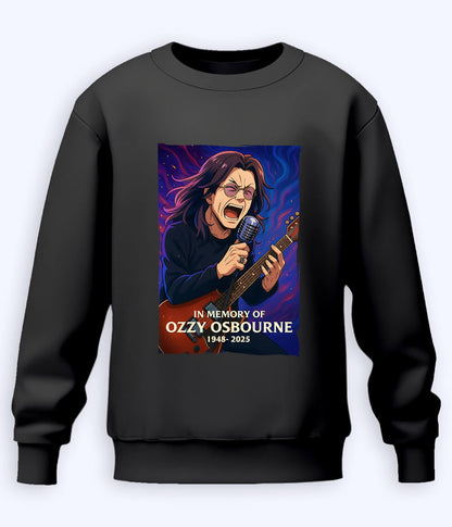 Charcoal Grey Tribute to Ozzy Osbourne Sweatshirt (Unisex)