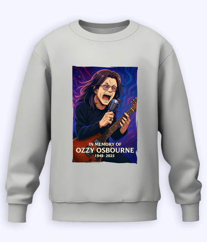 Heather Grey Tribute to Ozzy Osbourne Sweatshirt (Unisex)