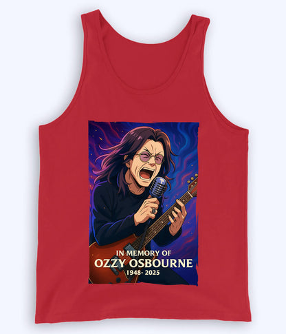 Red Tribute to Ozzy Osbourne Tanktop (Unisex)