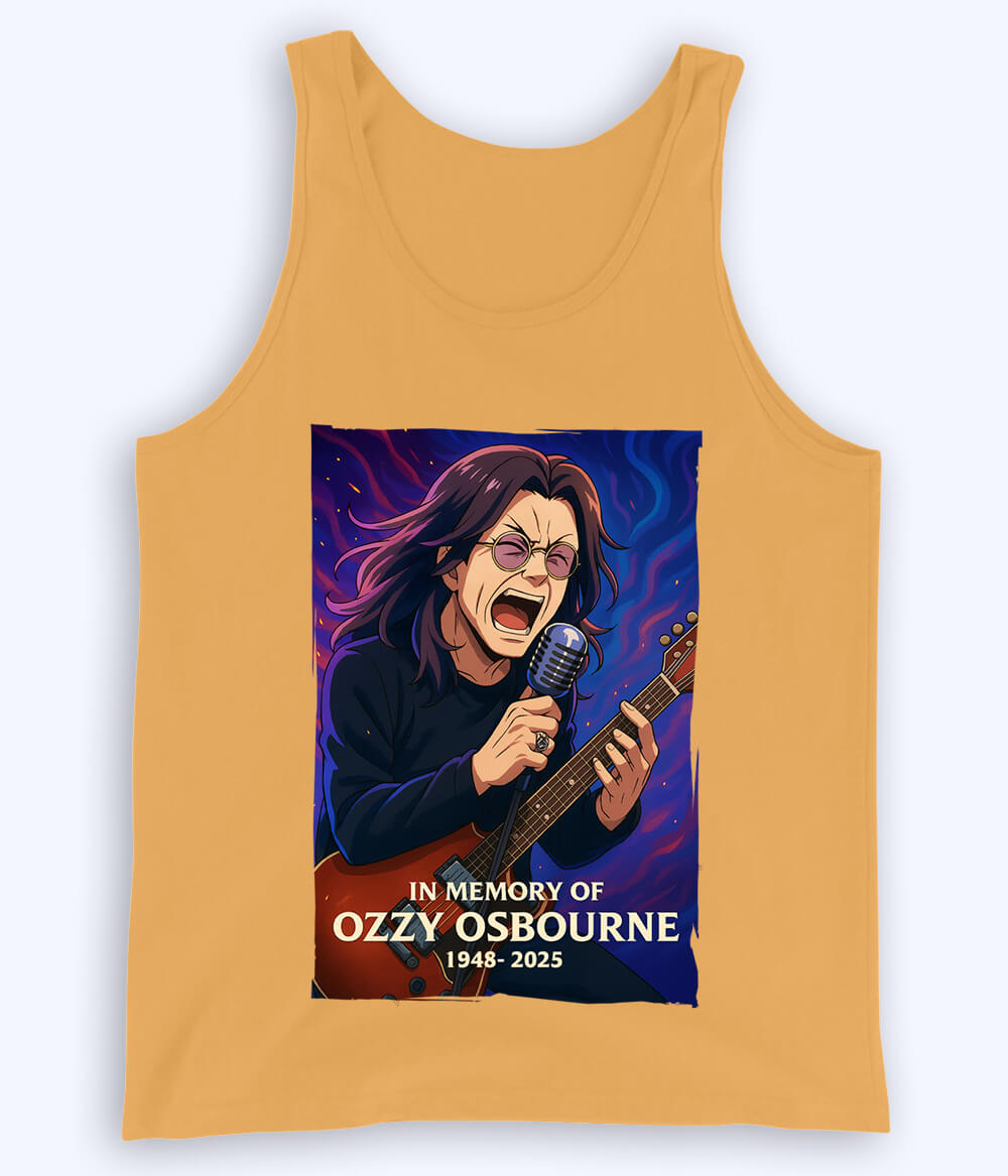 Yellow Tribute to Ozzy Osbourne Tanktop (Unisex)