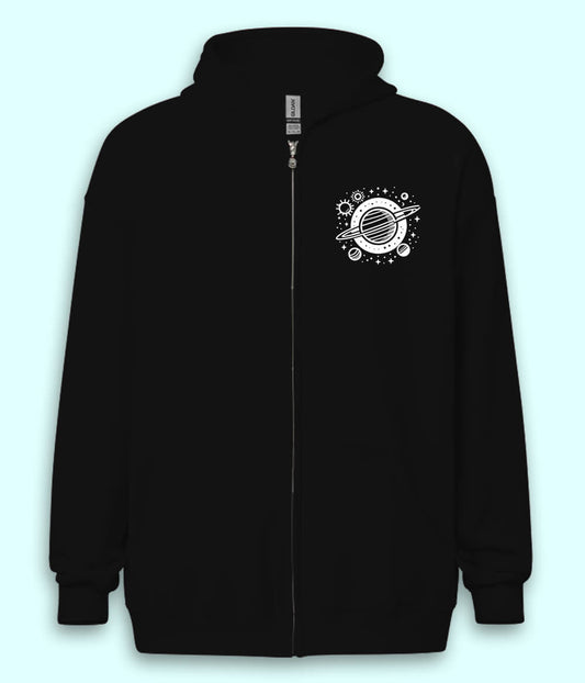 Universe Astrology Zipper Hoodie (Unisex)