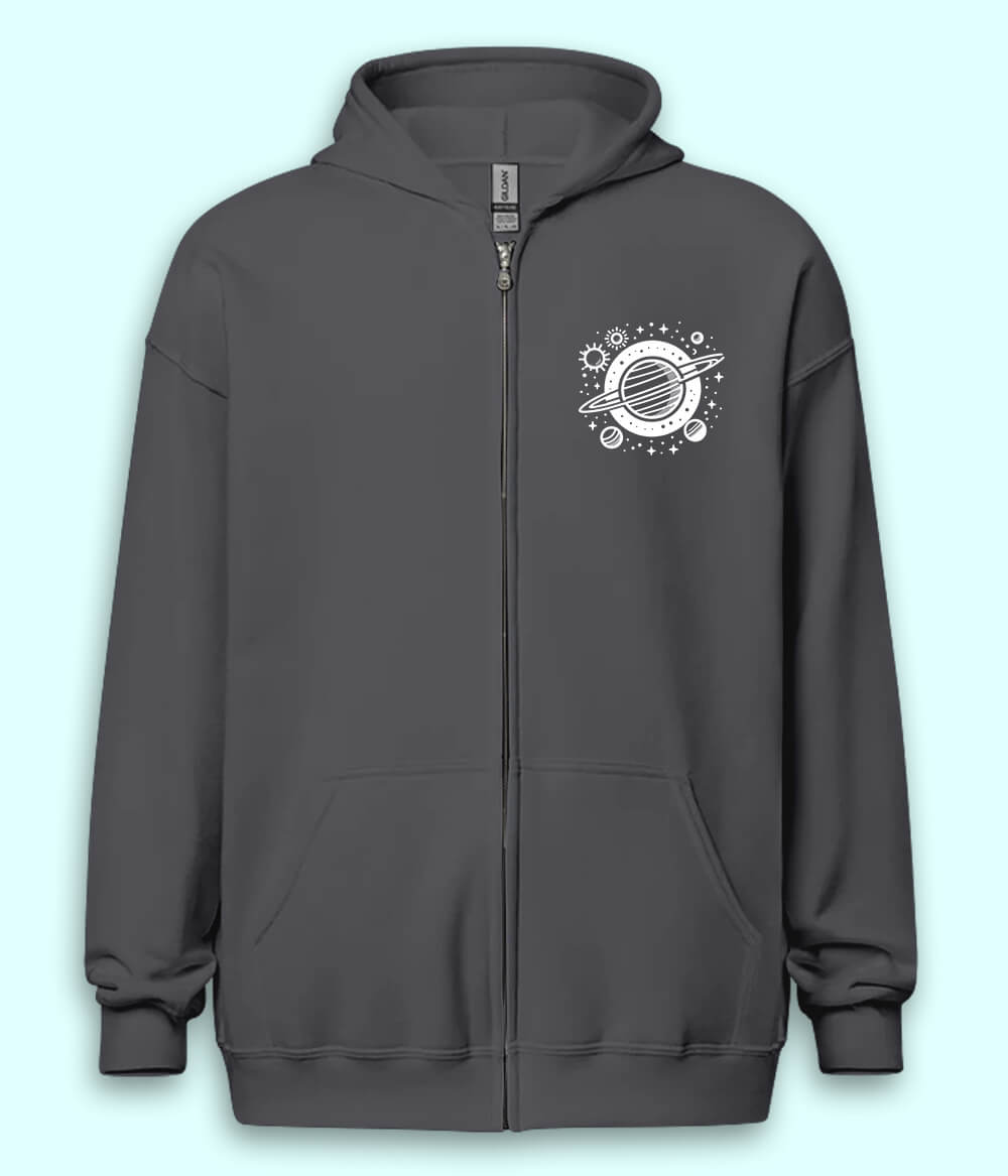 Universe Astrology Zipper Hoodie (Unisex)