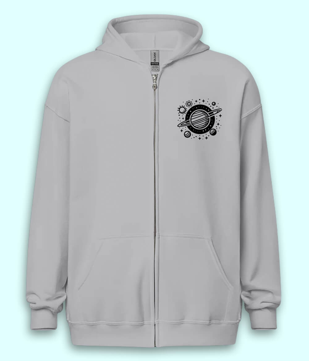 Universe Astrology Zipper Hoodie (Unisex)
