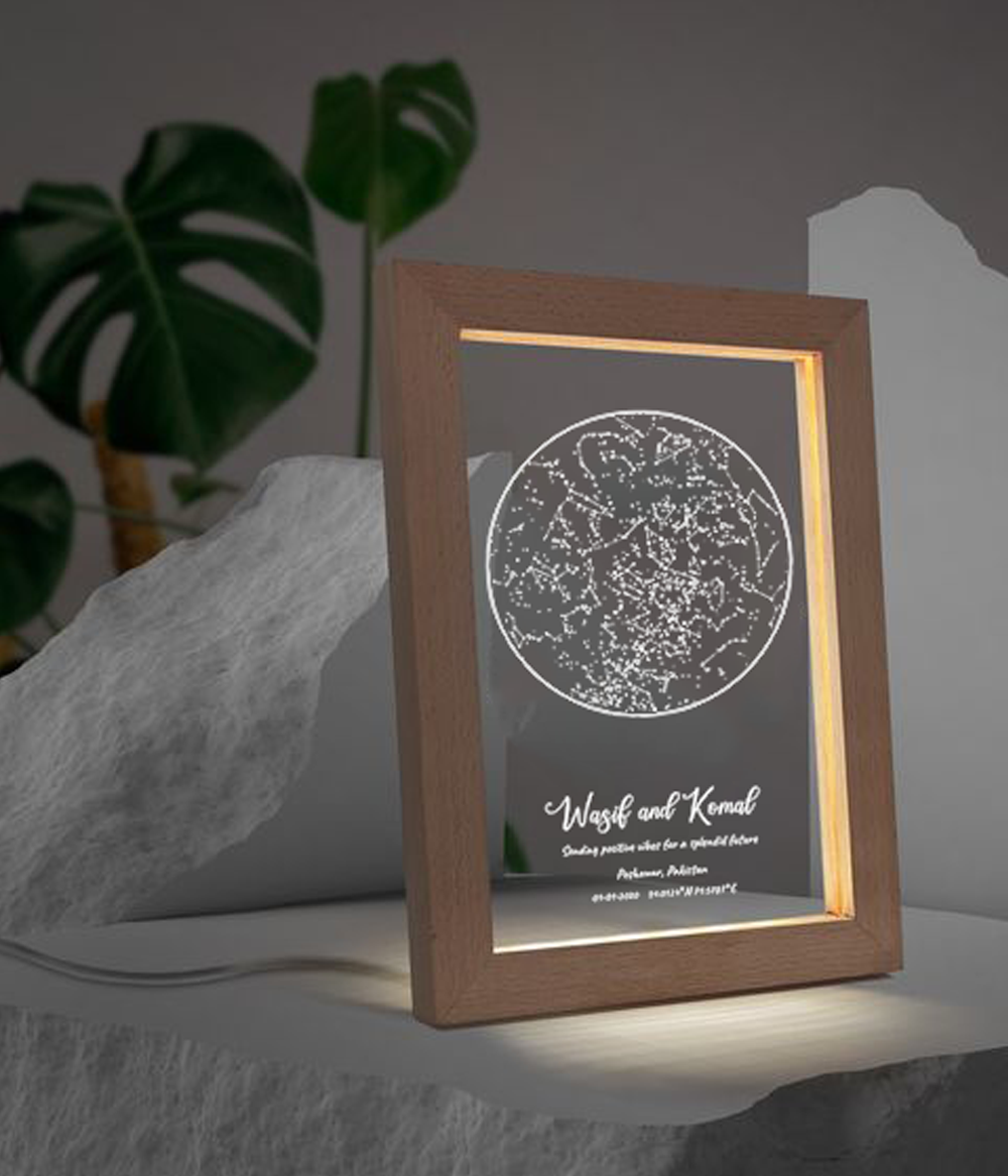 Personalized Star Map Lamp