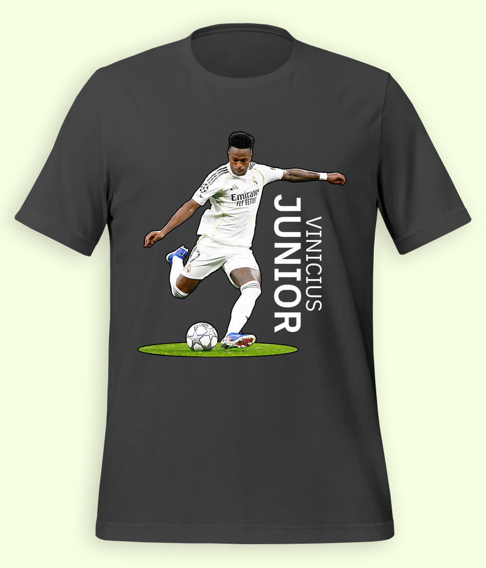 Vinícius Júnior Brazilian Star Football T-Shirt