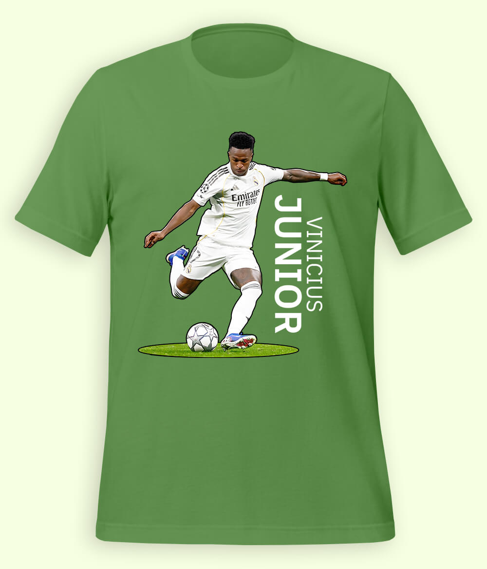 Vinícius Júnior Brazilian Star Football T-Shirt
