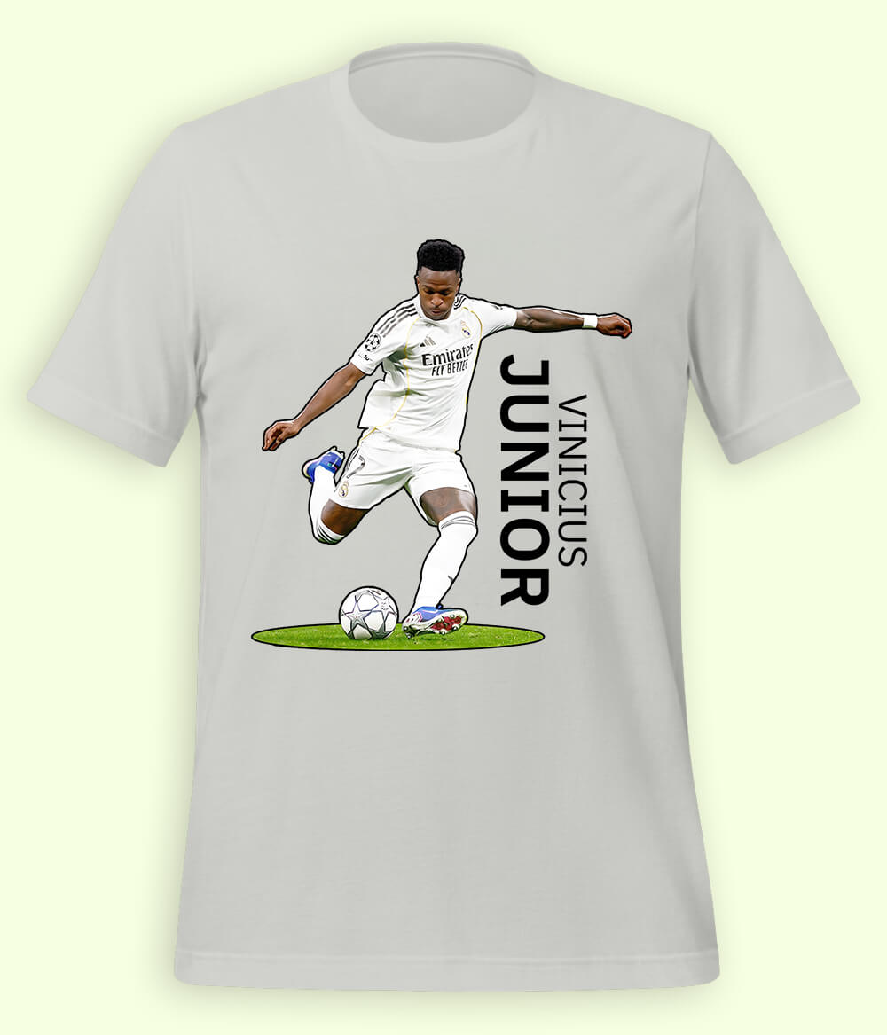 Vinícius Júnior Brazilian Star Football T-Shirt