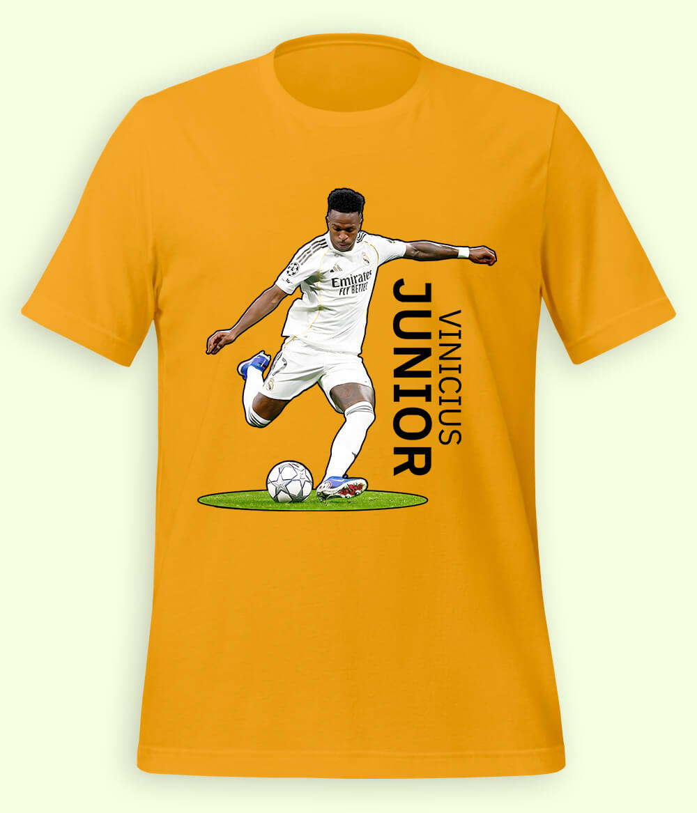 Vinícius Júnior Brazilian Star Football T-Shirt