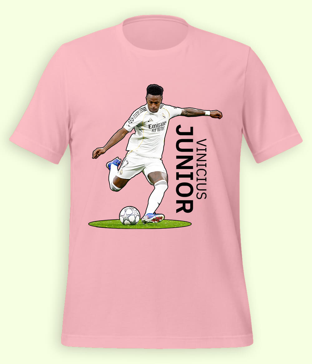 Vinícius Júnior Brazilian Star Football T-Shirt