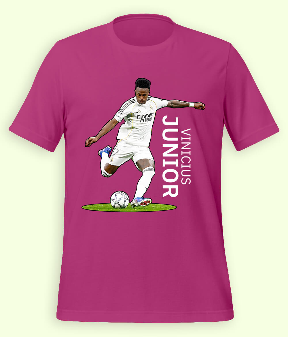 Vinícius Júnior Brazilian Star Football T-Shirt