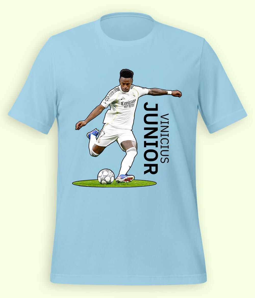 Vinícius Júnior Brazilian Star Football T-Shirt