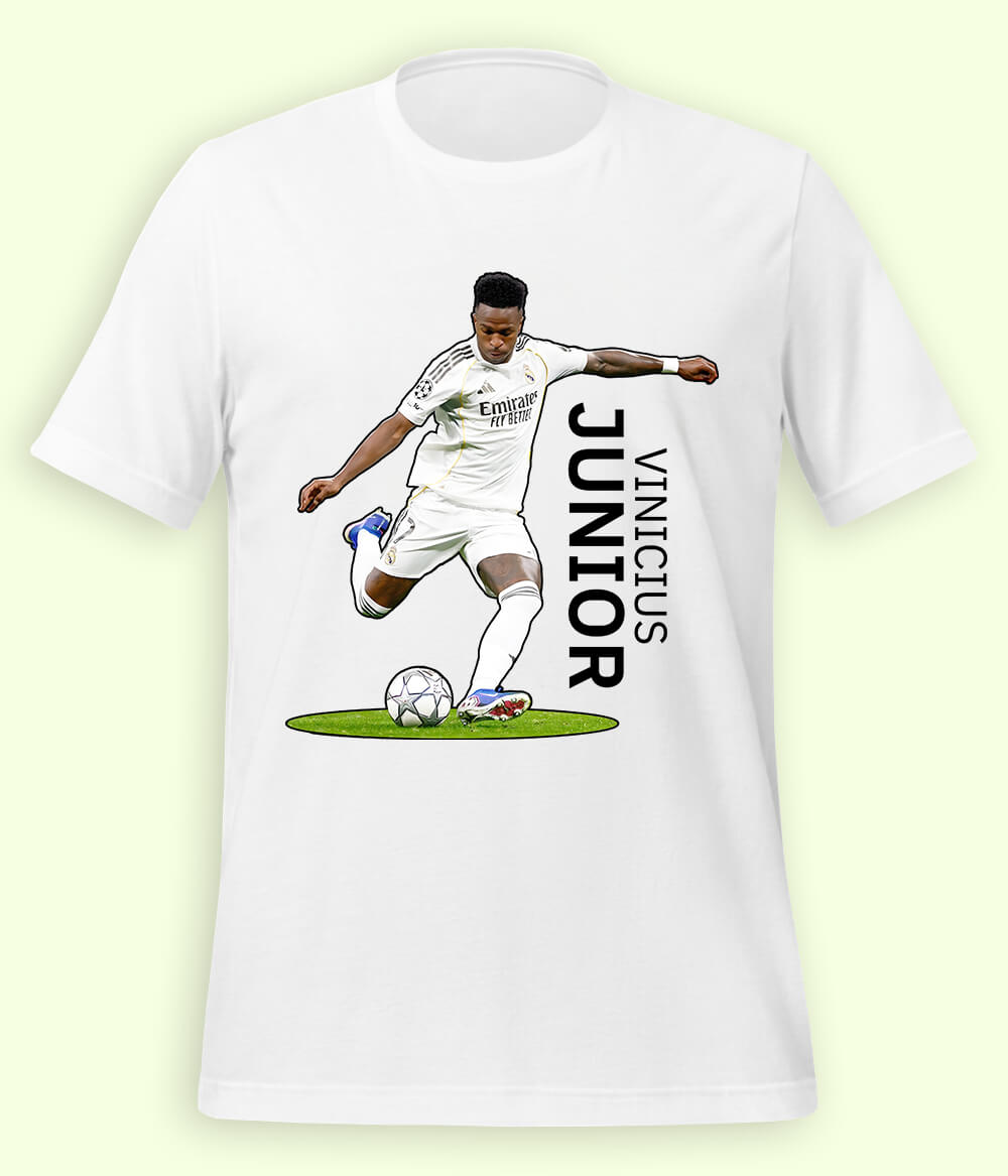 Vinícius Júnior Brazilian Star Football T-Shirt