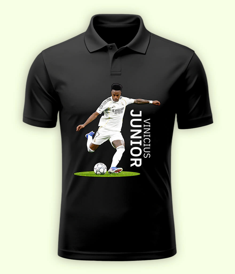 Vinícius Júnior Real Madrid Football Polo T-Shirt