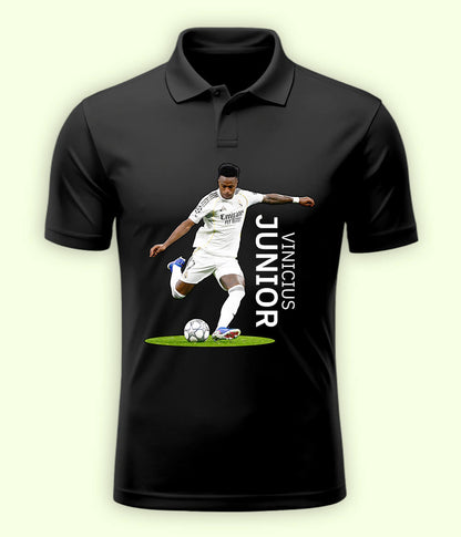 Vinícius Júnior Real Madrid Football Polo T-Shirt