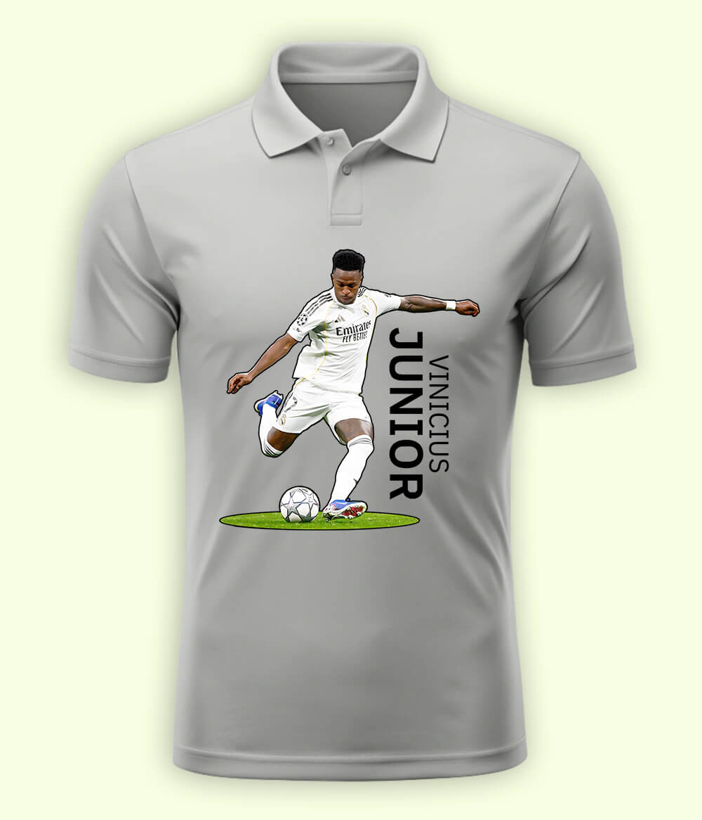 Vinícius Júnior Real Madrid Football Polo T-Shirt