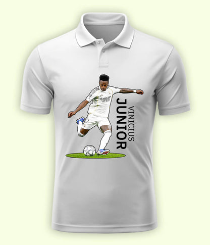 Vinícius Júnior Real Madrid Football Polo T-Shirt