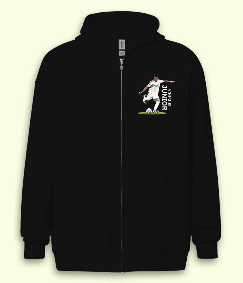 Vinícius Júnior Real Madrid Supporter Zipper Hoodie