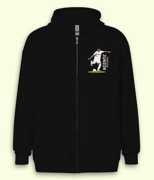 Vinícius Júnior Real Madrid Supporter Zipper Hoodie